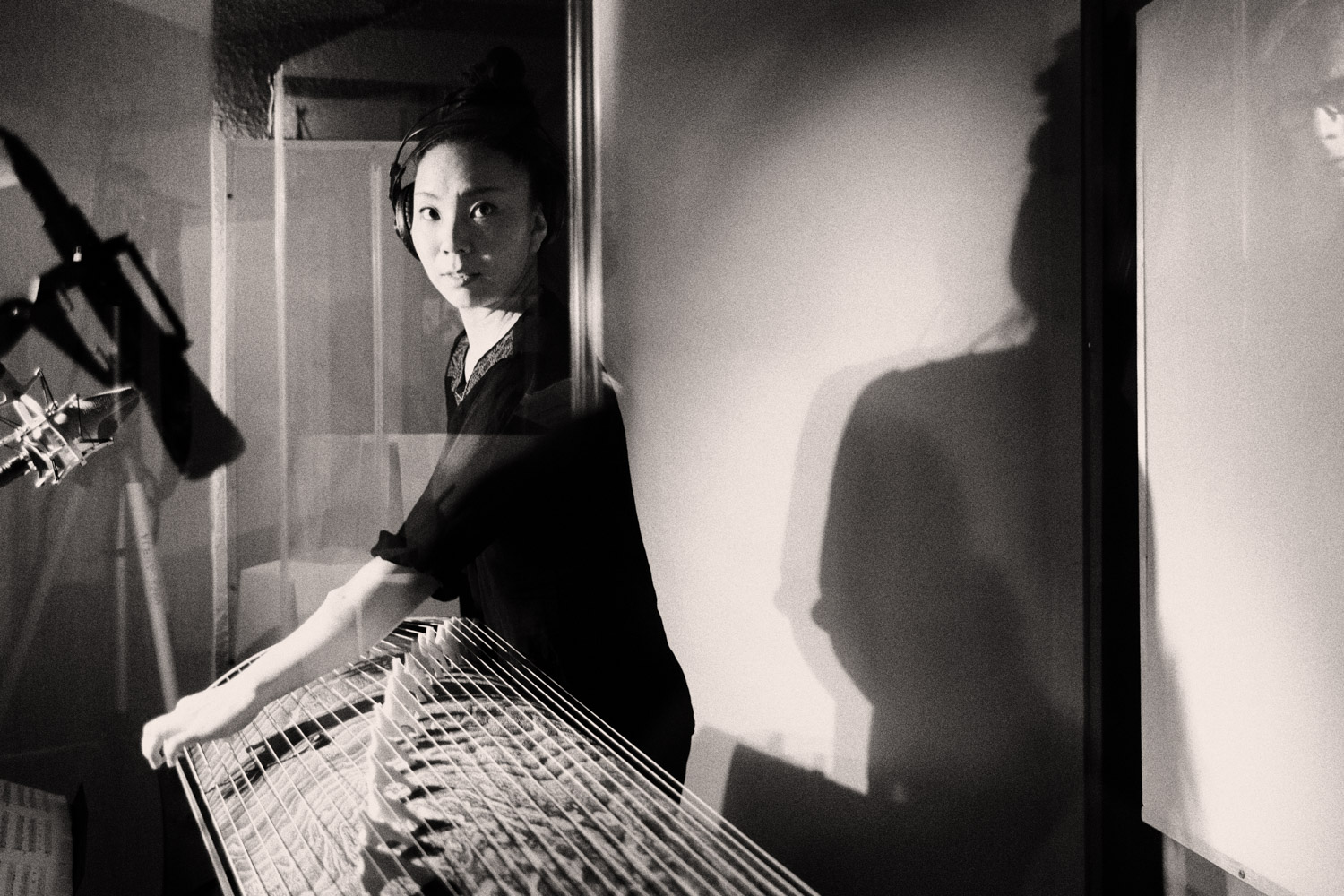 Karin Nakagawa recording "Tamayura"