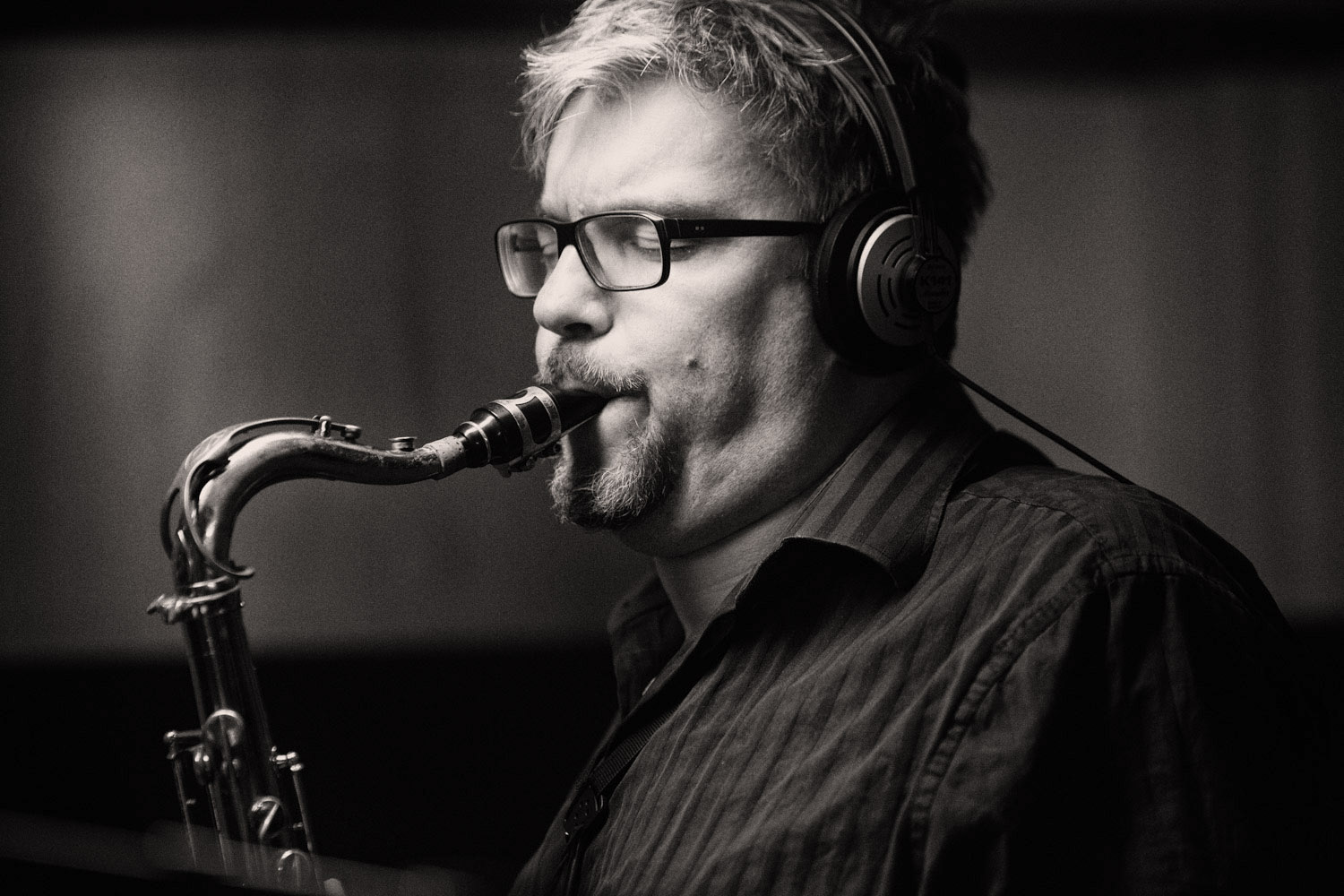 Johannes Enders recording "ENDORPHIN"